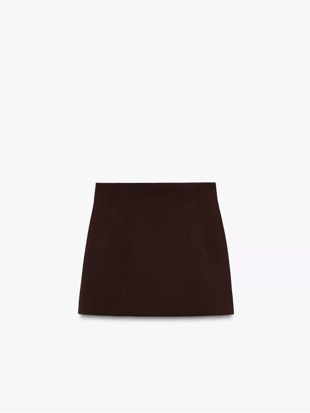 Zara Dark Brown Mini Skirt